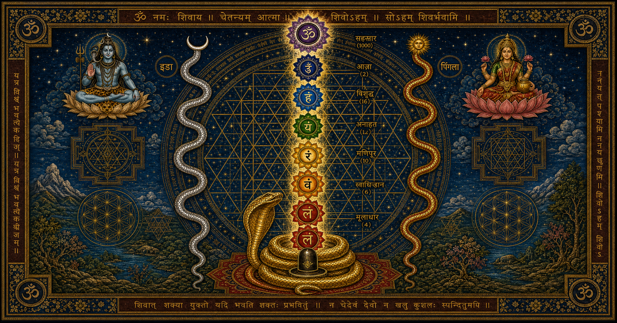 Kundalini energy dormant force at the spine — Shakti Blooming